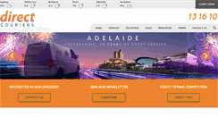 Desktop Screenshot of directcouriers.com.au